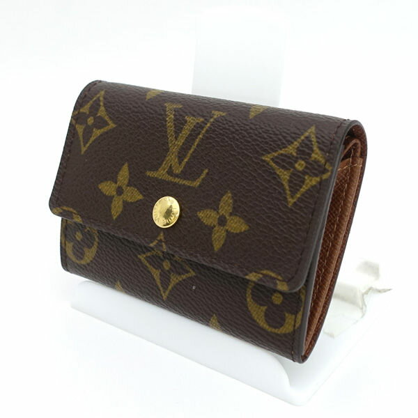 LOUIS VUITTON / ルイヴィトン ◆ポルト モネ プラ コインケース カードケース モノグラム M61930 【財..