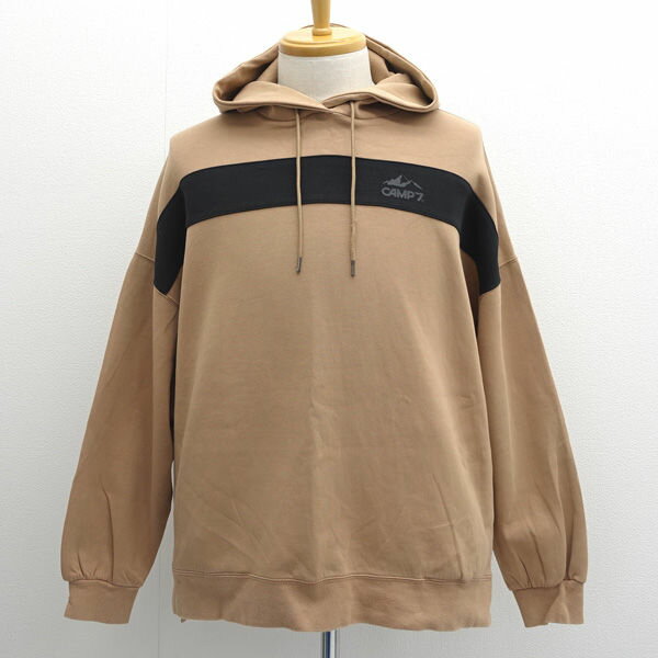 Rakuten - 【スーパーSALE】CAMP7 / キャンプセブン ◆プルオーバーパーカー/ロゴ/ブラウン×ブラック/L CP42240006 【メンズ/MEN/男性/ボーイズ/紳士】 メンズファッション【中古】
