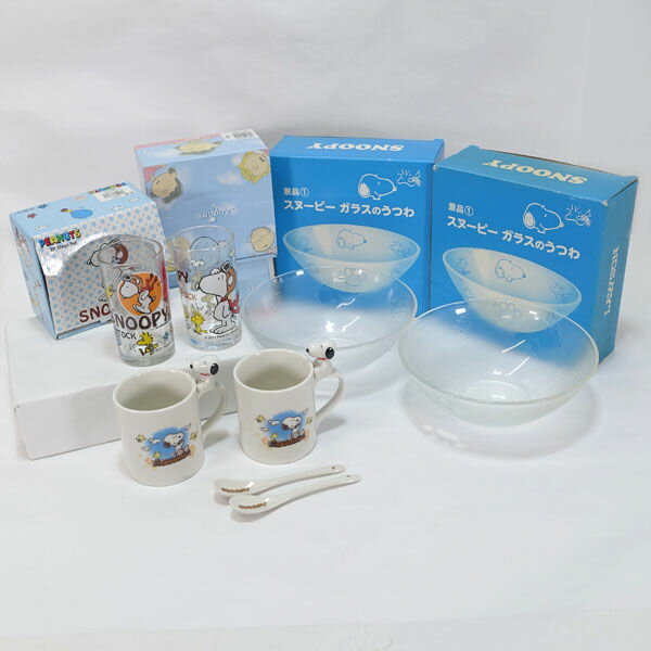 Rakuten - SNOOPY ◆【洋食器】スヌーピー/ペア食器セット 雑貨 キャラクター コレクション ギフト【未使用】