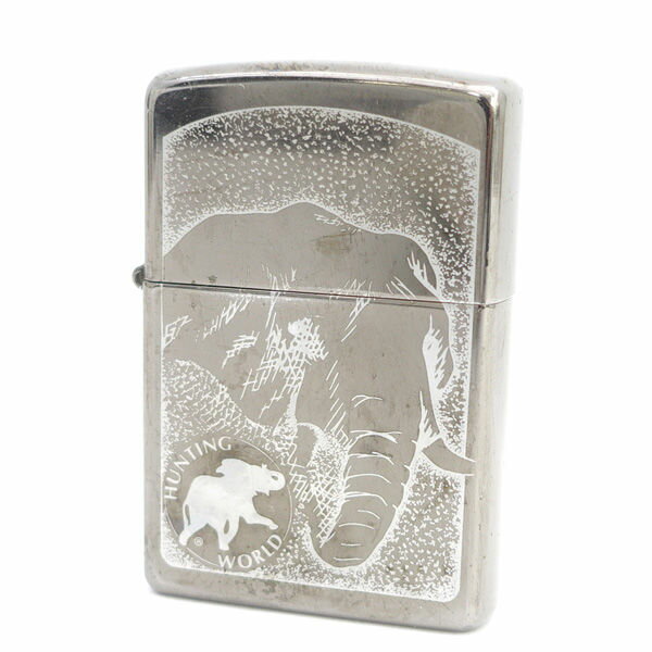 Zippo �� HUNTING WORLD ���ϥ�ƥ��󥰥���/���˥ޥ�/����С����顼/2003ǯ�� �ڵʱ��/����/���Х�/������å�/����/������� ...