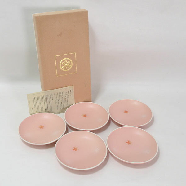 たち吉 ◆【和食器】たち吉/花時 銘々皿揃(5枚組) 927-0133 すまい 雑貨 ギフト ギフト【未使用】