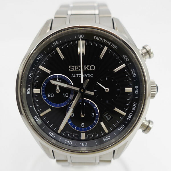 セイコー ブライツ 電波ソーラー クロノグラフ メンズ腕時計 コマ付 美品 セイコーセレクション ソーラークロノグラフ 限定モデル ソーラー