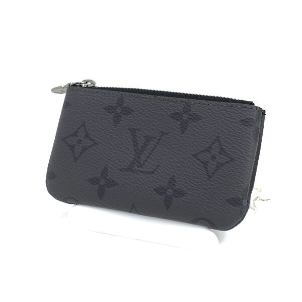 N - LOUIS VUITTON / ルイヴィトン ◆ポシェットクレ コインケース 小銭入れ モノグラム エクリプス M80905 【財布/サイフ/ウォレット/wallet/コイン】 ブランド【中古】