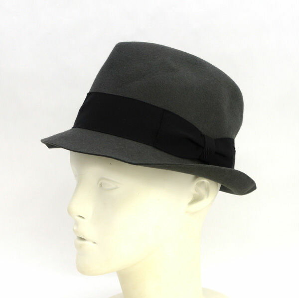 WACKO MARIA ワコマリア 中折れ ウール ハット Ｍ 58 黒 美品 WACKO MARIA ワコマリア 中折れ ウール ハット M 58 黒 美品