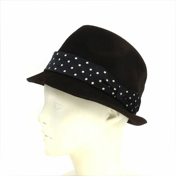 WACKO MARIA ワコマリア 中折れ ウール ハット 黒 XL WACKO MARIA (ワコマリア)JOHNNY-MAGA(ウールハット)BROWN