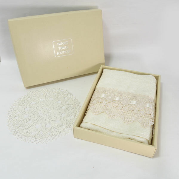 IMPORT TOWEL BOUTIQUE ◆【タオル】イタリア製/インポート バスタオル&テーブルセンター ギフト【未使..