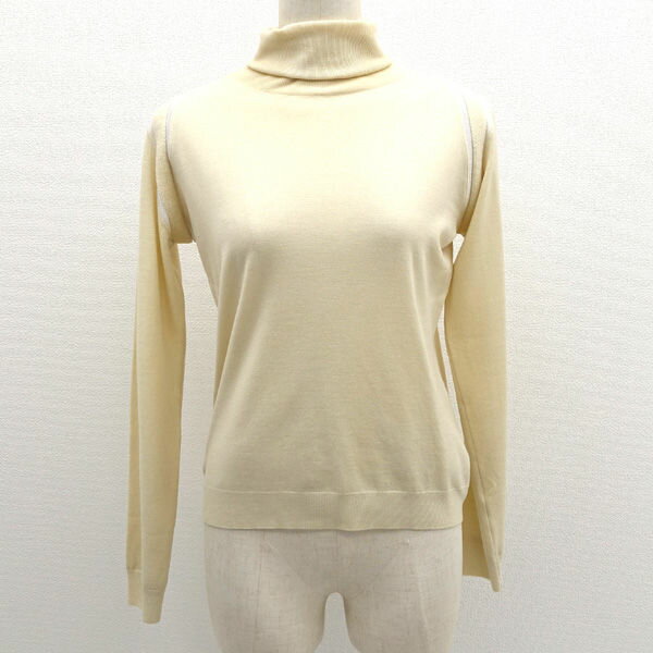 乐天商城 - CHANEL / シャネル ◆ハイネック タートルネック ニット オフホワイト ウール P33720K00915 【レディース/ガールズ/LADY/女性/婦人】 ブランド【中古】