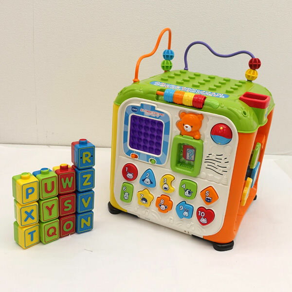 Rakuten - 【価格見直し】【2026/03/17】Vtech ■楽しさMAX 究極のABCビッグキューブ 子供用品【中古】 【代引不可】【同梱不可】