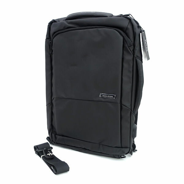 MARK RYDEN ◆ビジネスリュック/3WAY/撥水加工/ブラック/タグ付き MR9533-00 【バッグ/バック/BAG/鞄/カバン】 メンズファッション【中古】
