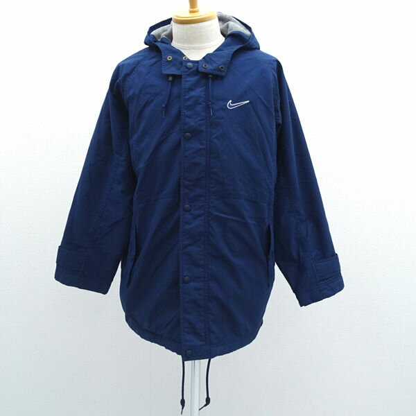 Rakuten - 【スーパーSALE】NIKE / ナイキ ◆マウンテンパーカー/裏起毛/ロゴ/ブルー/サイズM/90年代 H8-FFW 【メンズ/MEN/男性/ボーイズ/紳士】 メンズファッション【中古】