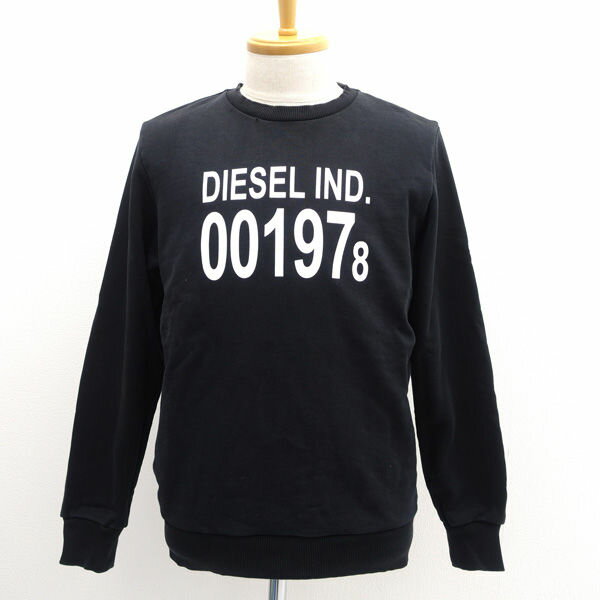 DIESEL ディーゼル スウェット M 黒 【古着】【中古】【送料無料】 DIESEL - DIESEL ディーゼル スウェット S 黒 【古着】【中古】【送料