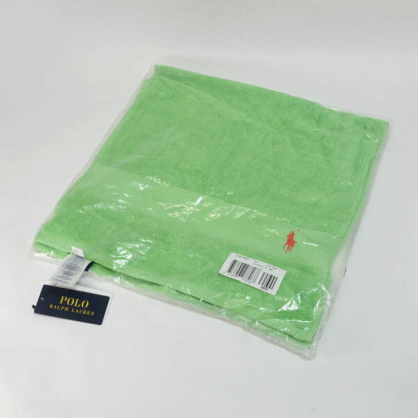POLO RALPH LAUREN / ポロ ラルフローレン ◆【タオル】ラルフ・ローレン/フェイスタオル グリーン(41×81cm) すまい 雑貨 ギフト 【未使用】の商品画像