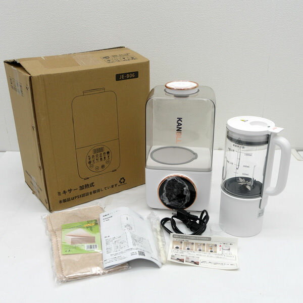 KANBLL ◆加熱式ミキサー 豆乳メーカー ブレンダー JE-B06 家電【未使用】