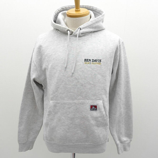 樂天商城 - BEN DAVIS / ベンデイヴィス ◆プルオーバーパーカー/WOEK CLOTHES/グレー/サイズM C-0780919 【メンズ/MEN/男性/ボーイズ/紳士】 メンズファッション【中古】