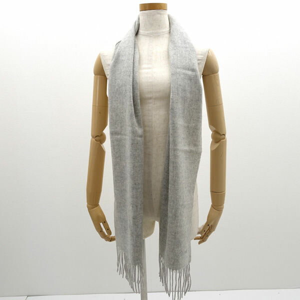 CHLOE / クロエ ◆FOULARDS マフラー グレー 【レディース/ガールズ/LADY/女性/婦人】 ブランド【中古】
