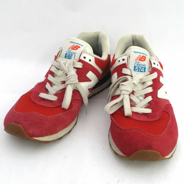楽天市場】ニューバランス 574 ネイビー レッドの通販