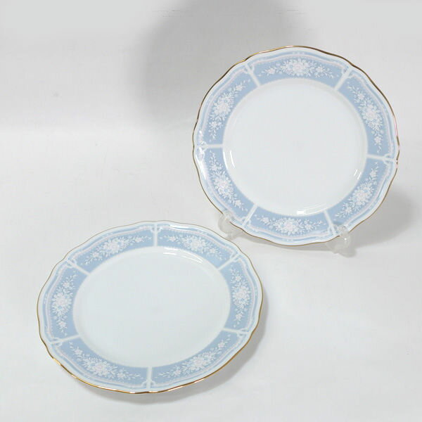 Noritake / ノリタケ ◆【洋食器】ノリタケ/レースウッドゴールド プレート(2枚組) すまい 雑貨 ギフト【中古】