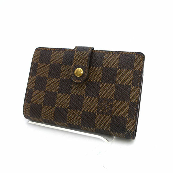 Rakuten - LOUIS VUITTON / ルイヴィトン ◆ダミエ ポルトフォイユ ヴィエノワ がま口 コンパクト 新型ポケット N61674 【財布/サイフ/ウォレット/wallet/コイン】 ブランド【中古】