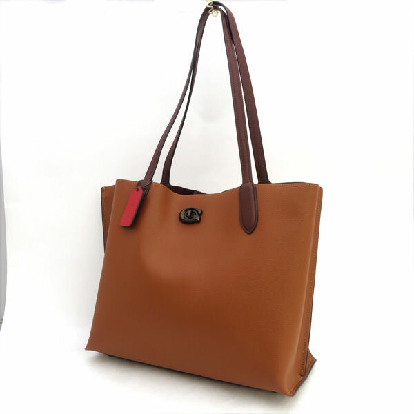 乐天商城 - COACH / コーチ ◆ウィロウ トート カラーブロック ウィズ シグネチャー キャンバス L2039-C0692 【バッグ/バック/BAG/鞄/カバン】 ブランド【中古】