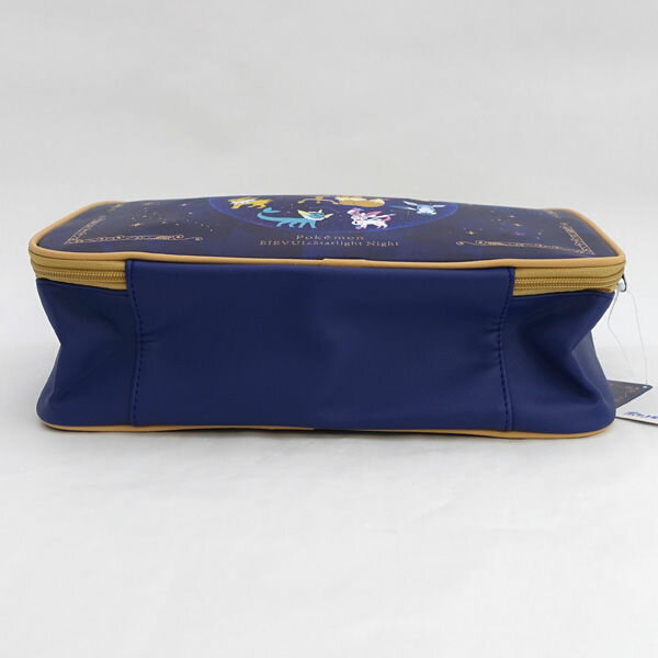 ◆ポケモン プレミアムハンドバッグ ブイズ ネイビー 子供用品【未使用】