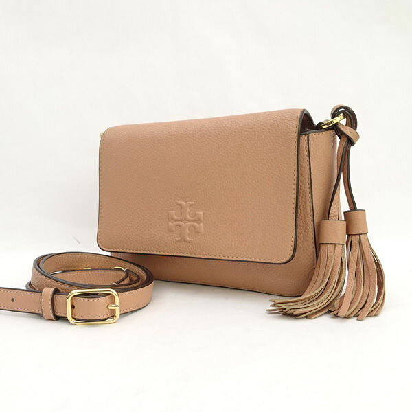 TORY BURCH / トリーバーチ ■ショルダーバッグ クロスボディ ポーチ レザー ピンク 【バッグ/バック/BAG/鞄/カバン】 ブランド【中古】