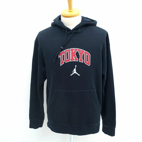 JORDAN BRAND / 조던 브랜드 ◆풀오버 파커/로고/TOKYO/블랙/사이즈 L DX5611-010 [맨즈/MEN/남성/보이즈/신사] 맨즈 패션[중고]