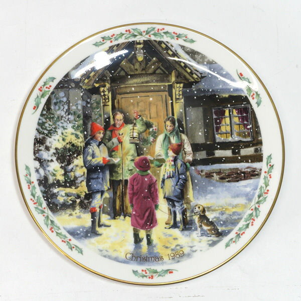 Royal Doulton / ロイヤルドルトン ◆【洋食器】ロイヤルドルトン/クリスマスプレートCarolling1989 すまい 雑貨 西洋磁器 ギフト【中古】