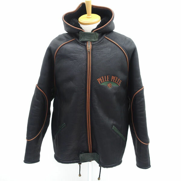 マークブキャナン ペレペレ ギャングコート レザー ボア ブラック 本革 楽天市場】90s PELLE PELLE Studs Leather Coat 黒 38 ペレペレ