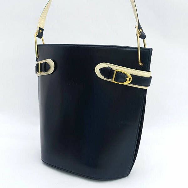 乐天商城 - KITAMURA / キタムラ ◆ショルダーバッグ/ロゴ/バケツ/PVC/ネイビー 【バッグ/バック/BAG/鞄/カバン】 レディースファッション【中古】