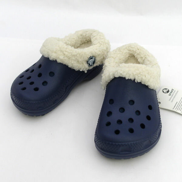crocs / クロックス ◆マンモス イーブイオー クロッグ ネイビー 8C9 子供用品【未使用】