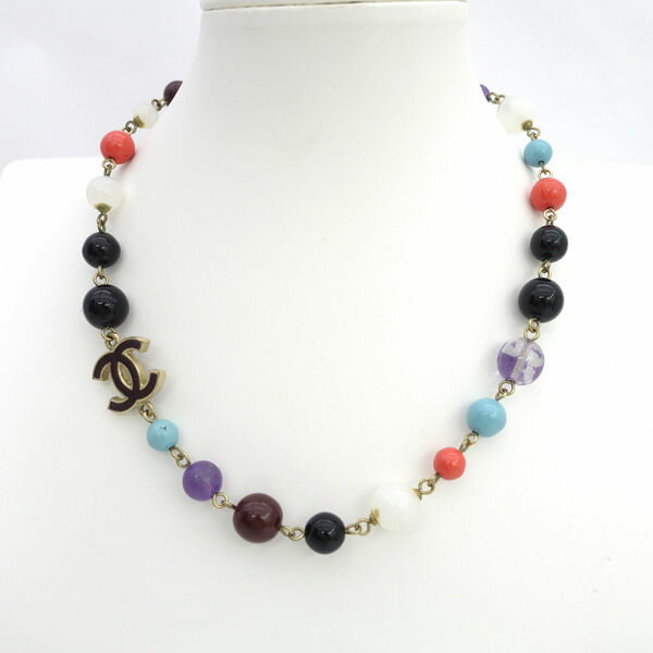 乐天商城 - CHANEL / シャネル ◆07A ココマーク マルチカラー ネックレス 【ネックレス/ペンダント/トップ/アクセサリー】 ブランド【中古】