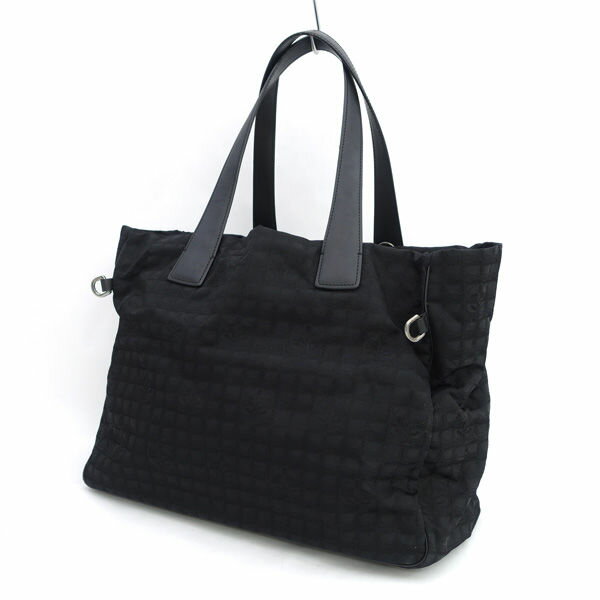 CHANEL - CHANEL / シャネル ◆ニュートラベル トートバッグ ナイロン ココ ブラック A26156 【バッグ/バック/BAG/鞄/カバン】 ブランド【中古】