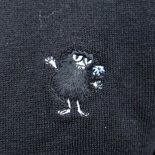 MOOMIN ×ROPE PICNIC ◆カーディガン/刺繍/ブラック/サイズ38/タグ付き GDK-S53600 【レディース/ガールズ/LADY/女性/婦人】 レディースファッション【中古】 archery2-10633597 アーチェリー2(Archery) サンプル画像3
