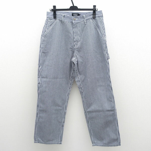 Rakuten - XLARGE / エクストララージ ◆ペインター パンツ/ストライプ/ブルー/W32 101212031002 【メンズ/MEN/男性/ボーイズ/紳士】 メンズファッション【中古】