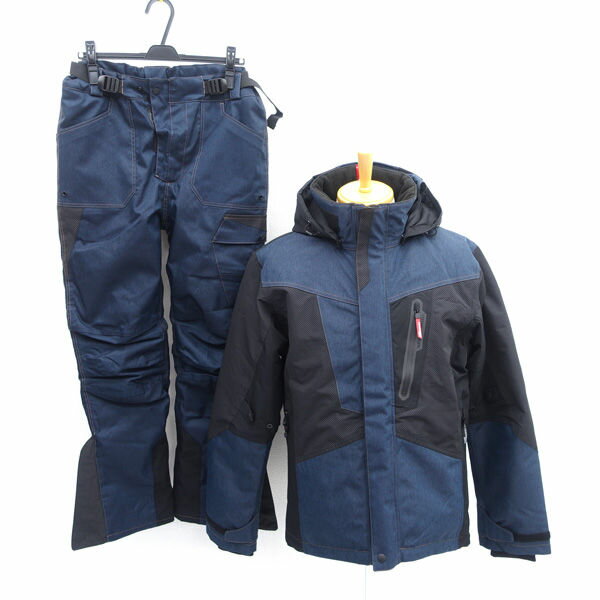 乐天商城 - WORKMAN ワークマン ◆セットアップ/防寒防水ジャケット&パンツ/ネイビー/サイズL/M WM3639 WM3640 【メンズ/MEN/男性/ボーイズ/紳士】 メンズファッション【中古】