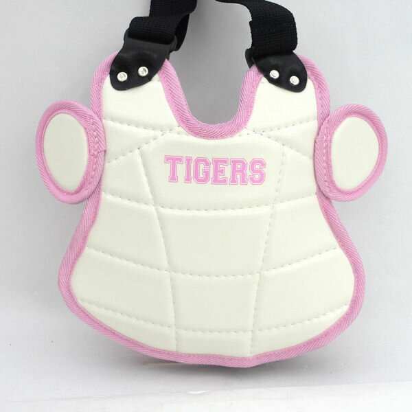 ◆阪神タイガース　プロテクター型サコッシュ　TORACO　ホワイト×ピンク 【バッグ/バック/BAG/鞄/カバン】 子供用品【未使用】