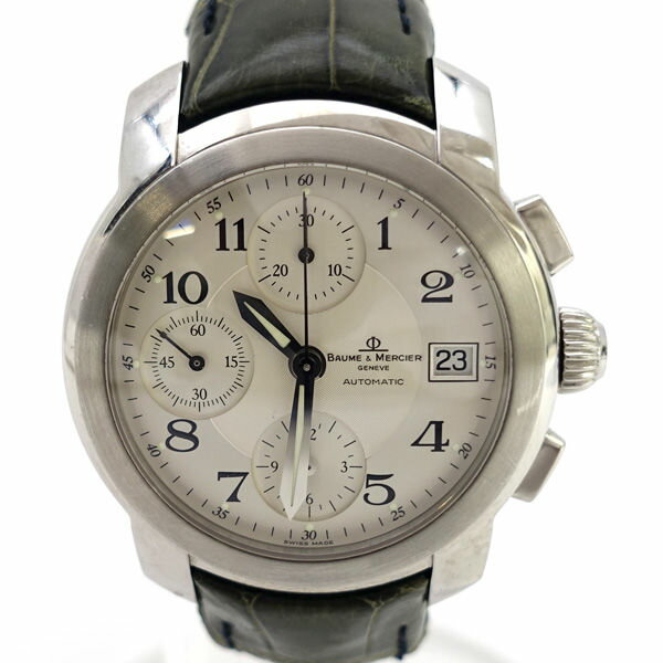 BAUME&MERCIER / ボーム＆メルシエ ◆ケープランド クロノグラフ メンズ 腕時計 デイト オートマティック MV045216 【メンズ/MEN/男性/ボーイズ/紳士】【腕時計/うでとけい/ウォッチ/Watch】【自動巻】【中古】