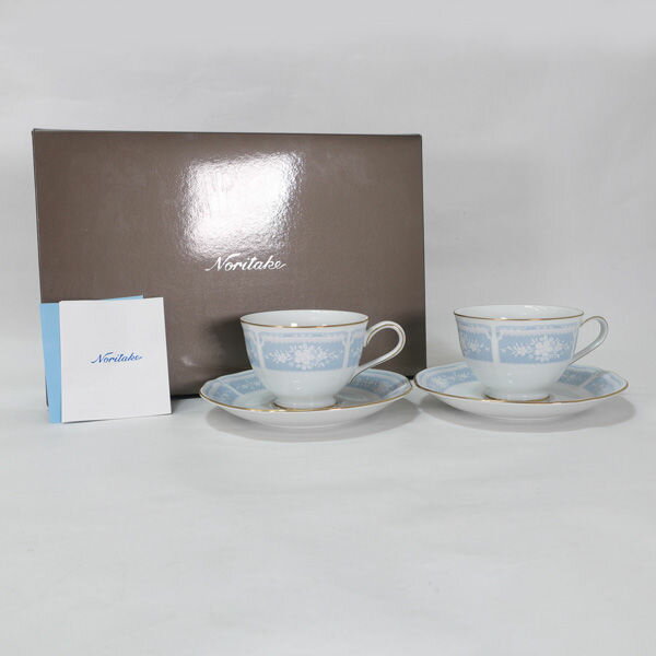 Noritake / ノリタケ ◆【洋食器】ノリタケ/レースウッドゴールド カップ&ソーサー(2P) Y6578A 1507 すまい 雑貨 ギフト【未使用】