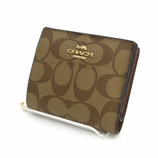 残り1品　新品　正規品　コーチ　財布　人気　チャーム付　シグネチャー　プレゼント COACH（コーチ） レディース 財布 二つ折り財布 スナップ ウォレット