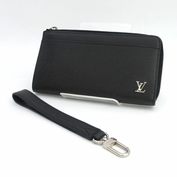 Rakuten - LOUIS VUITTON / ルイヴィトン ◆タイガ ジッピードラゴンヌ ラウンドジップウォレット ストラップ付き M69409 【財布/サイフ/ウォレット/wallet/コイン】 ブランド【中古】
