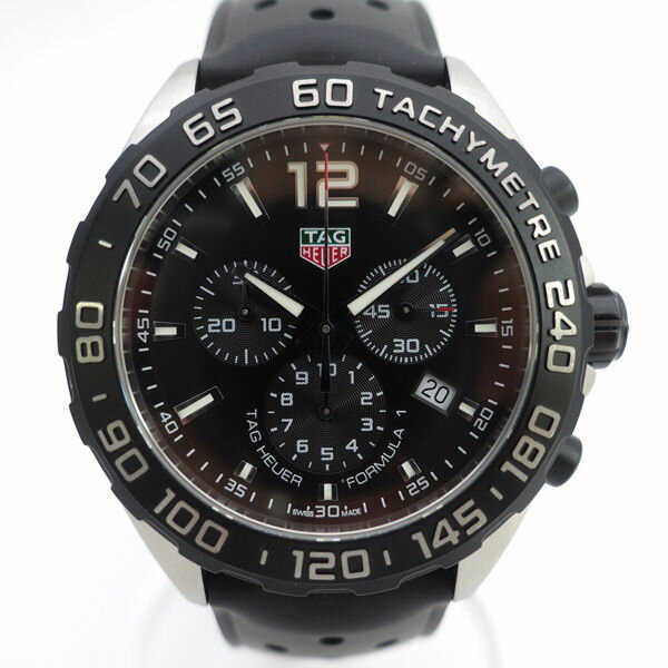 TAG HEUER / タグホイヤー ◆フォーミュラ1 クロノグラフ クォーツ ラバーベルト メンズ 43mm CAZ1010 【メンズ/MEN/男性/ボーイズ/紳士】【腕時計/ウォッチ/Watch】【クロノグラフ】【クォーツ】 ブランド