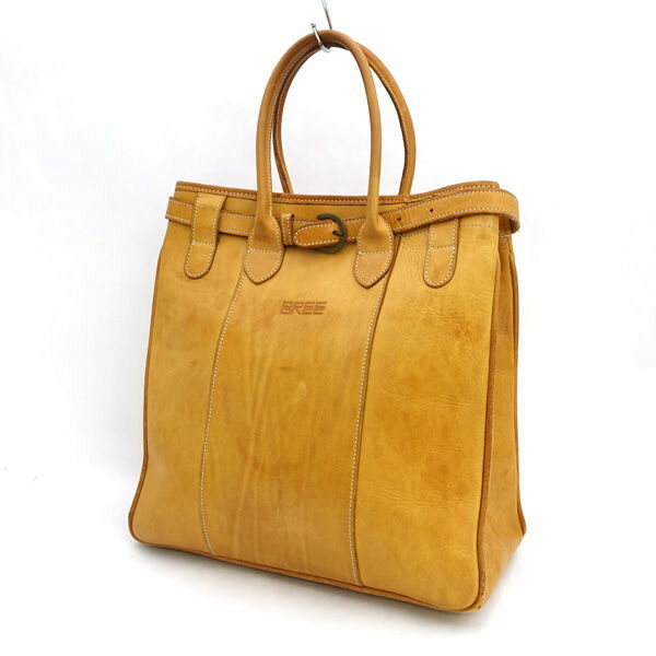 BREEのバッグ2点 Bree Classic Natural Tanned Leather Brief Case 2Way Bag Old Model