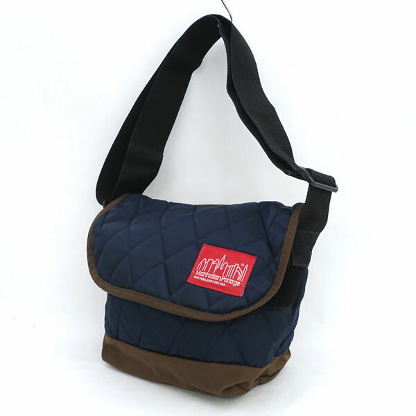 Rakuten - 【スーパーSALE】Manhattan Portage / マンハッタンポーテージ ■クロスボディ　ショルダーバッグ　ナイロン　ネイビー 【バッグ/バック/BAG/鞄/カバン】 ブランド【中古】