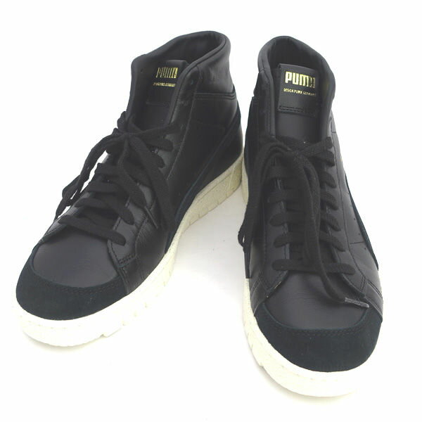 Rakuten - PUMA / プーマ ◆スニーカー/SAMPSON 70/ブラック/26cm 374961-07 【メンズ/MEN/男性/ボーイズ/紳士】【靴/クツ/シューズ/SHOES】 メンズファッション【中古】