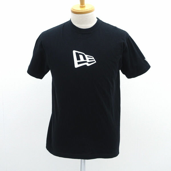 乐天商城 - NEW ERA / ニューエラ ◆半袖Tシャツ/ロゴ/ブラック/サイズM 【メンズ/MEN/男性/ボーイズ/紳士】 メンズファッション【中古】