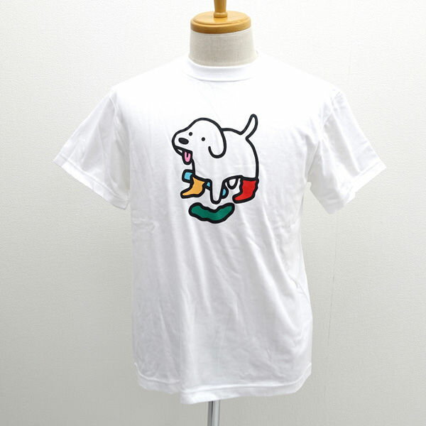 TOKYO CULTUART by BEAMS ◆Tシャツ/犬/プリント/ホワイト/サイズM/タグ付き 【メンズ/MEN/男性/ボーイズ/紳士】 メンズファッション【未使用】