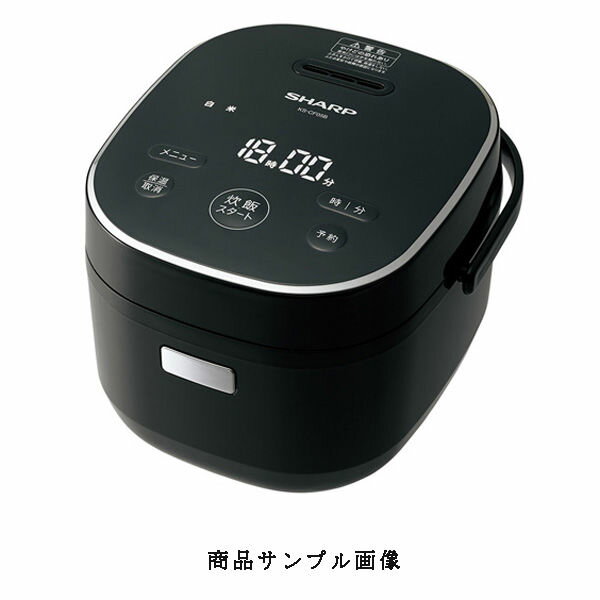 SHARP / シャープ ◆黒厚釜　球面炊き　マイコンジャー　炊飯器　 0.5-3合炊き ブラック系 KS-CF05B-B 家電【未使用】