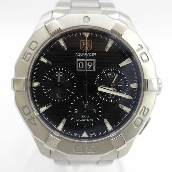 Rakuten - TAG HEUER / タグホイヤー ◆アクアレーサー クロノグラフ ビッグデイト 自動巻 黒文字盤 CAY211Z 【メンズ/MEN/男性/ボーイズ/紳士】【腕時計/うでとけい/ウォッチ/Watch】 【クロノグラフ】 【自動巻】 ブランド