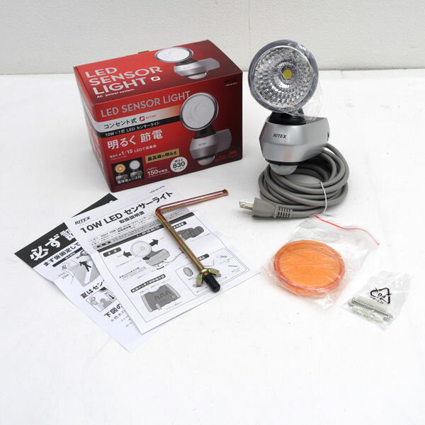 Rakuten - RITEX /　ライテックス ◆10W LEDセンサーライト ACタイプ コンセント式 LED-AC1010 家電【未使用】