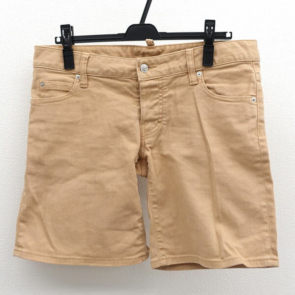 Rakuten - DSQUARED2 / ディースクエアード ◆デニムショートパンツ/ストレッチ/ベージュ/サイズ42 S72MU0140 【メンズ/MEN/男性/ボーイズ/紳士】 メンズファッション【中古】